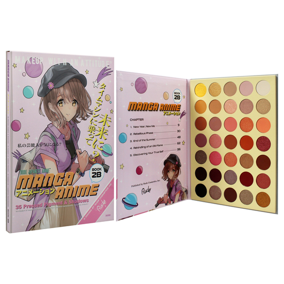 Manga Anime 35 Pressed Pigment and Shadow Book 2B Rude Cosmetics-1.34oz - Picture 3 of 4